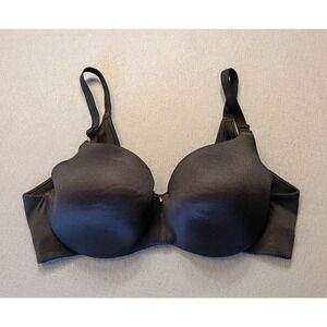 Lane Bryant Cacique Women's Lightly Lined Balconette Underwire Black Bra 38DD